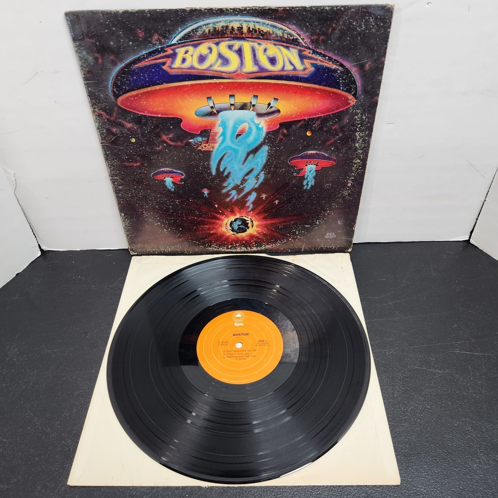 Boston Self Titled Vinyl LP 1976 Epic JE 34188 More Than a Feeling Classic Rock